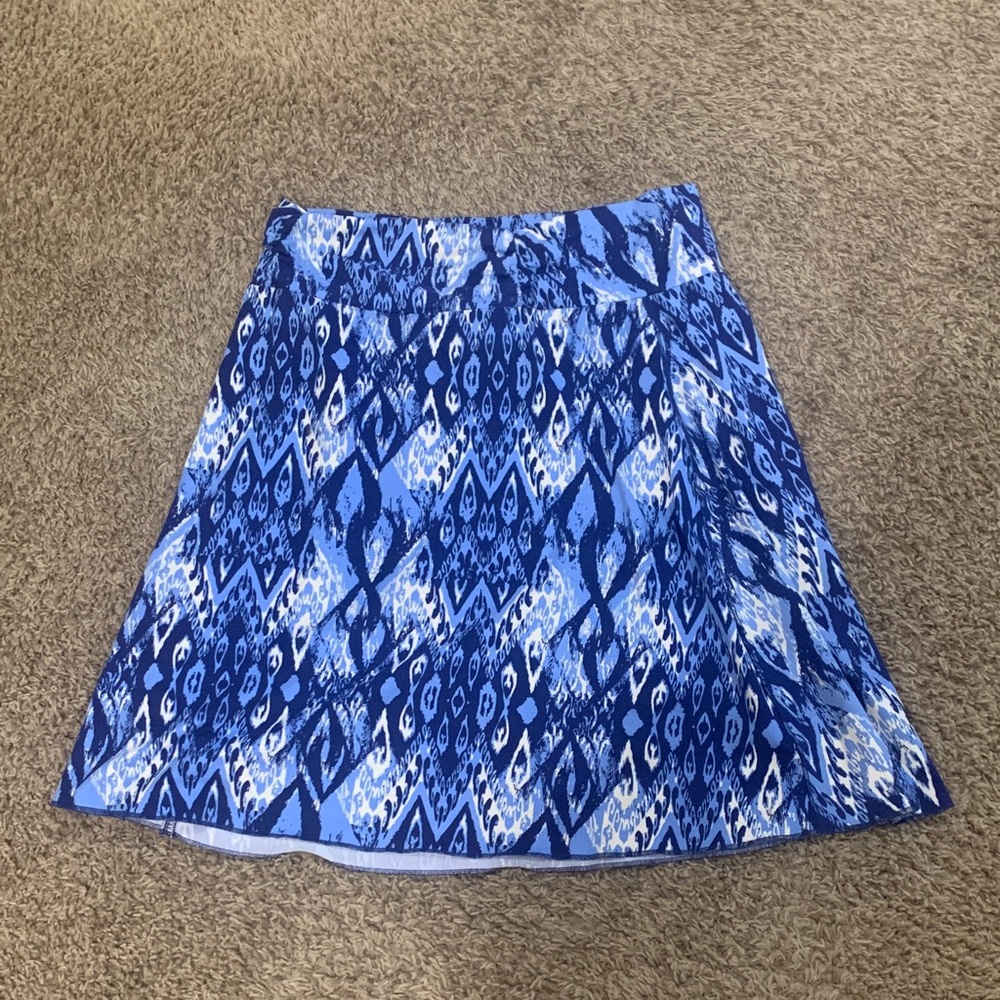 Tranquility by Colorado Clothing Blue and White A-Line Skirt